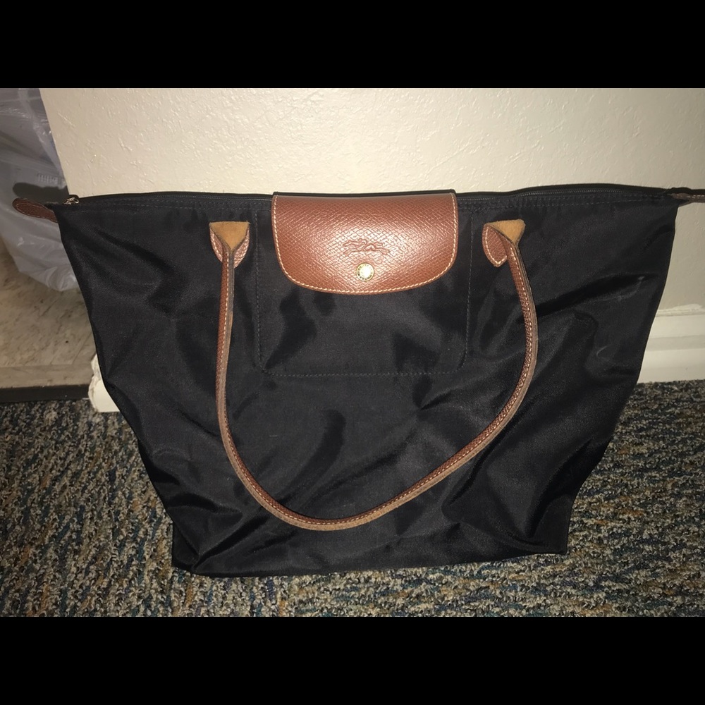 Black long champ purse